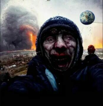 poslední selfie na Zemi DALL-E 2 umělá inteligence 3