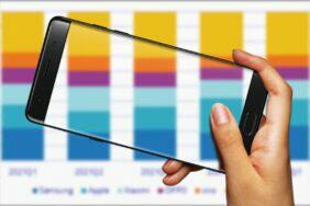 prodejnost mobilů Q1 2022 IDC statistiky Samsung Apple