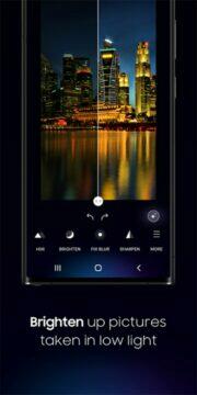 Samsung aplikace Galaxy Enhance-X světlost