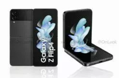 Samsung Galaxy Z Flip4 rendery barvy design tvary