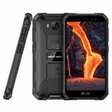 Ulefone Armor X6 Pro černá displej záda bok