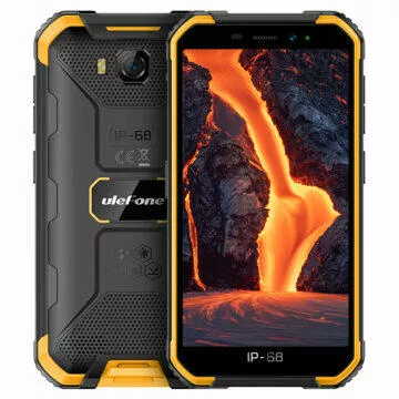 Ulefone Armor X6 Pro oranžová displej záda