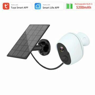 Venkovní kamera s baterií či solárním panelem tuya