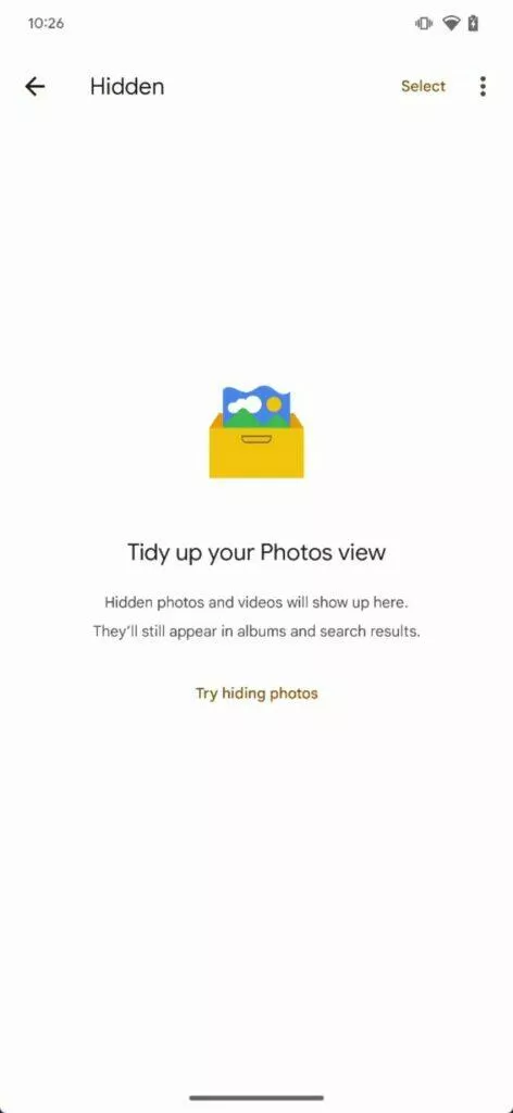Fotky Google aplikace Archiv přejmenování složka