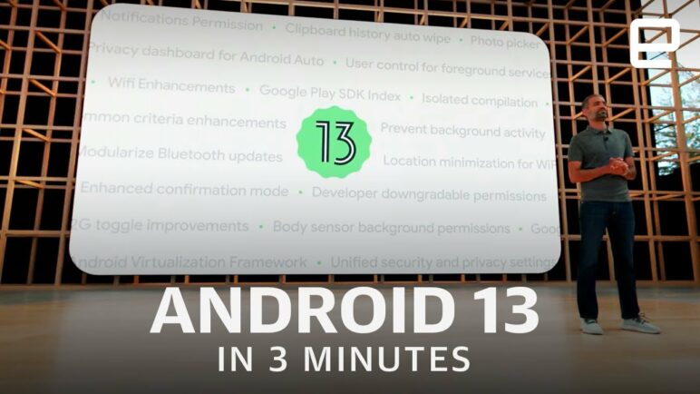 Google I/O 2022: Android 13 keynote in under 3 minutes