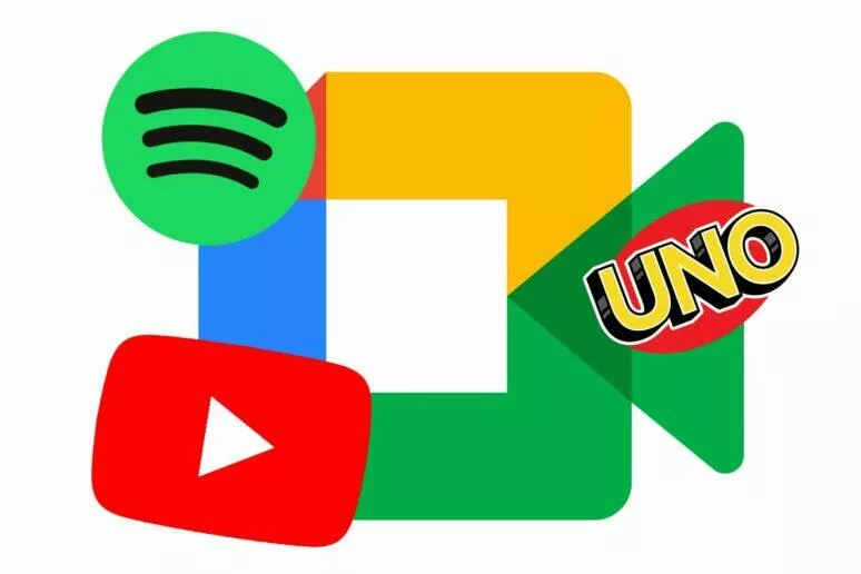Google Meet doplňky YouTube Spotify UNO Google Meet doplňky YouTube Spotify UNO