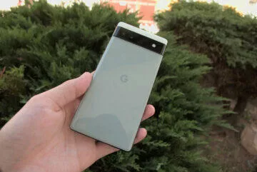 google pixel 6a zelená