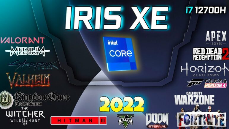 IRIS XE in 40 Games | i7-12700H IGPU test |  | 2022