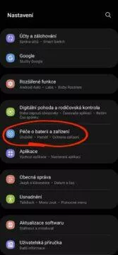 jak zrychlit samsung mobil telefon virtuální RAM Plus 1 nastavení