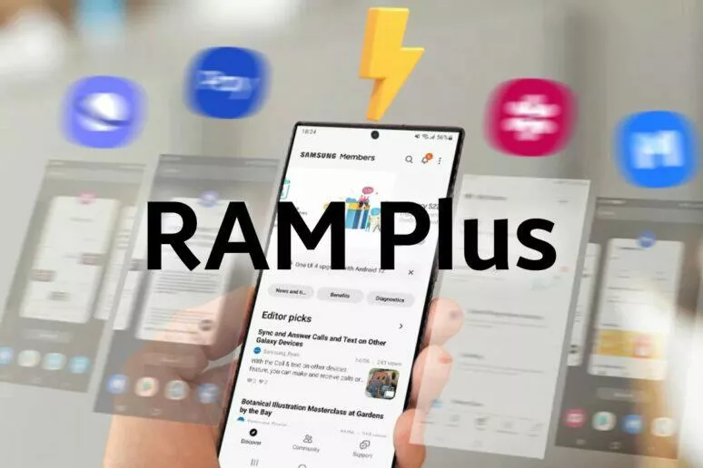 jak zrychlit samsung mobil telefon virtuální RAM Plus