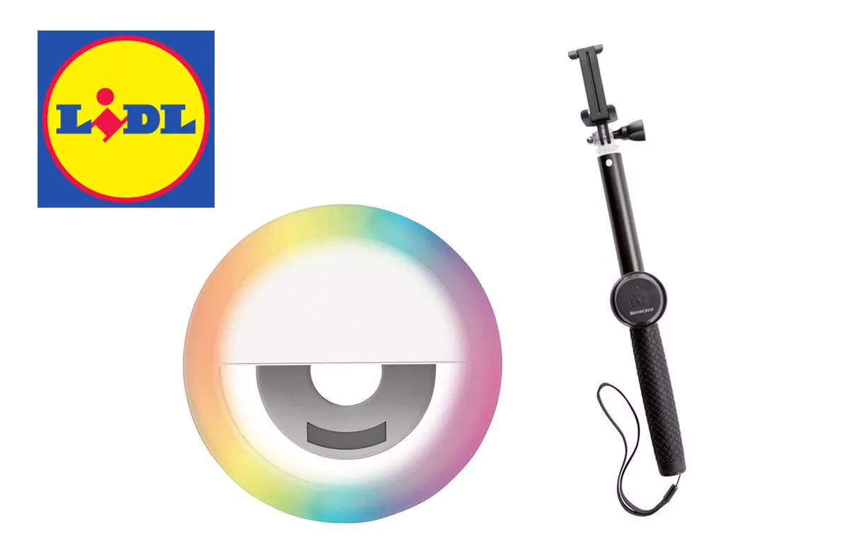 lidl selfie tyc rgb kruhove svetlo