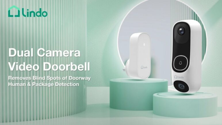 Lindo Dual Camera Video Doorbell: Removes Blind Spots