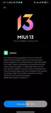 miui 13 android 13 aktualizace