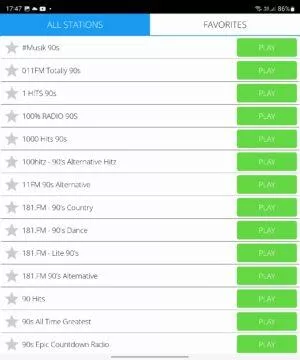 rádio android aplikace