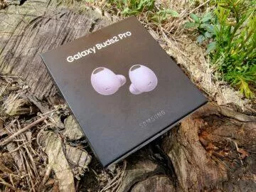 Samsung Galaxy Buds2 Pro testování krabička