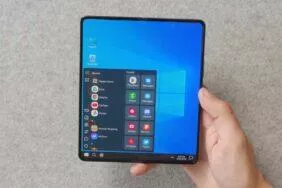 Samsung Galaxy Z Fold4 Windows Phone launcher