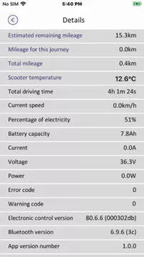 sencor scooter app