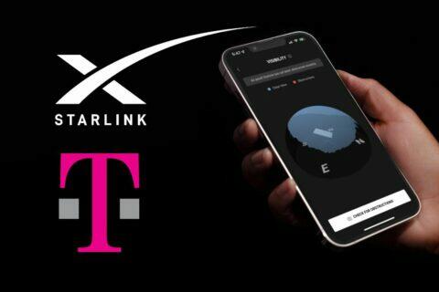 Starlink T-Mobile satelitní internet připojení mobily