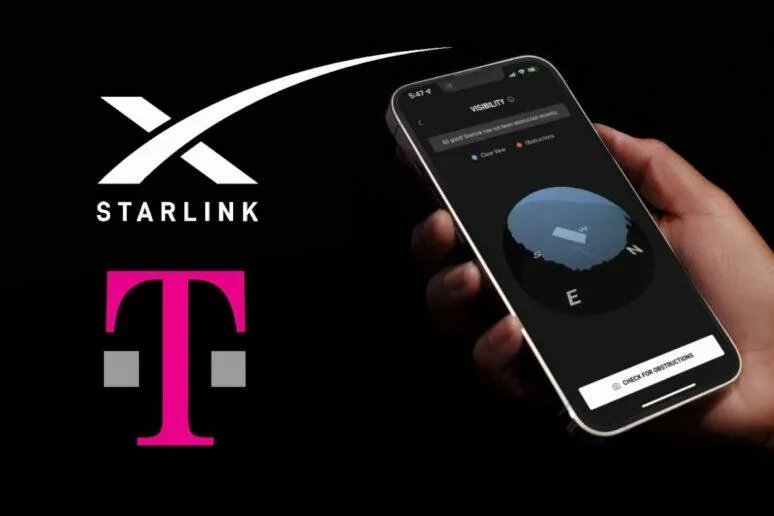 Starlink T-Mobile satelitní internet připojení mobily Starlink T-Mobile satelitní internet připojení mobily