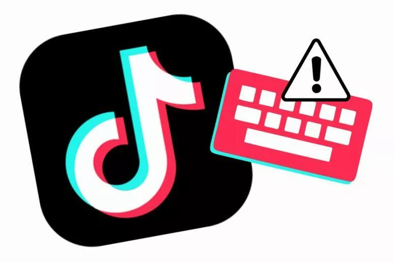 TikTok klávesnice upozornění TikTok klávesnice upozornění