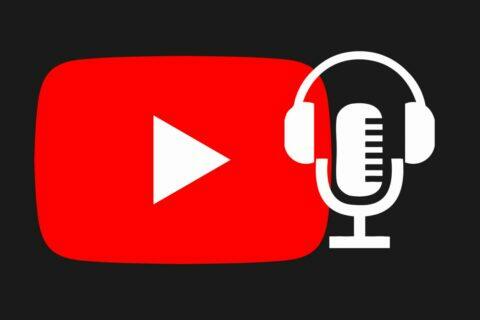 YouTube Podcasty Podcasts nová stránka
