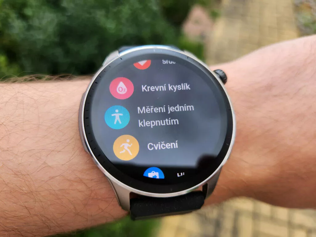 Amazfit GTR 4 menu