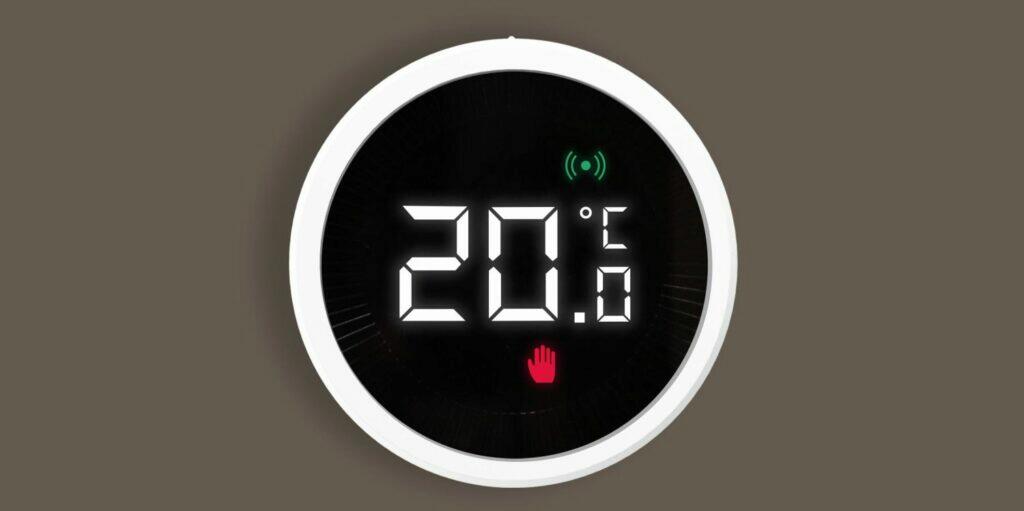 Aqara termostatické hlavice Smart Radiator Thermostat E1 displej