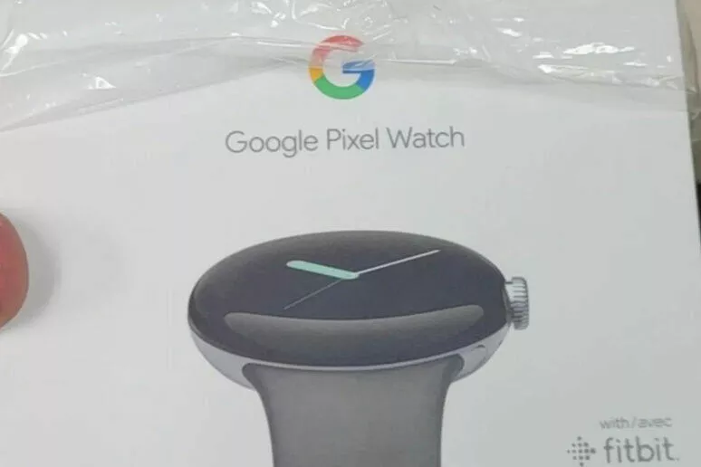 balení hodinek Google Pixel Watch balení hodinek Google Pixel Watch