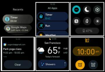Fitbit hodinky náramky Wear OS 3 novinky aplikace timer stopky