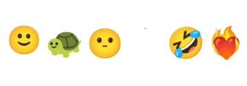 Google Unicode 15 Emoji 15 animace ukázka 2 Google Unicode 15 Emoji 15 animace ukázka 2