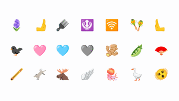 Google Unicode 15 Emoji 15 animace ukázka cut
