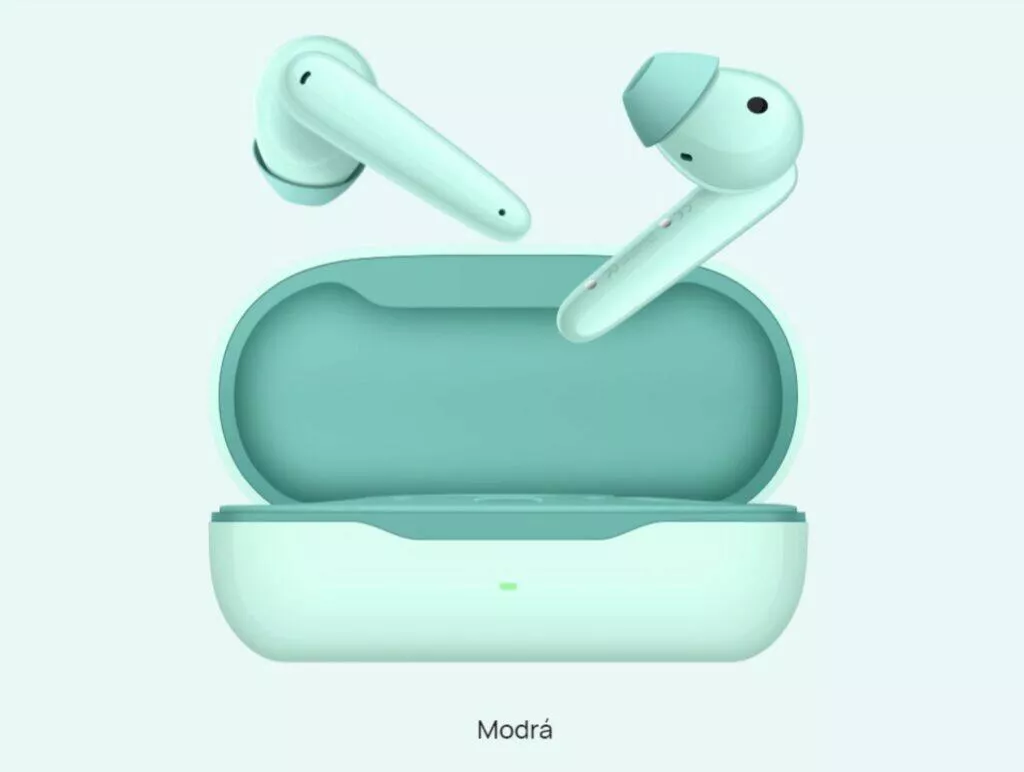 huawei freebuds se bezdratova sluchatka modra