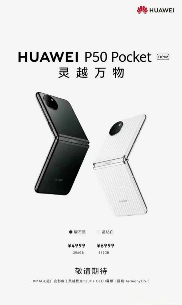 Huawei P50 Pocket New leták