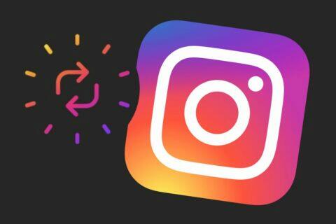 Instagram repost sdílení test
