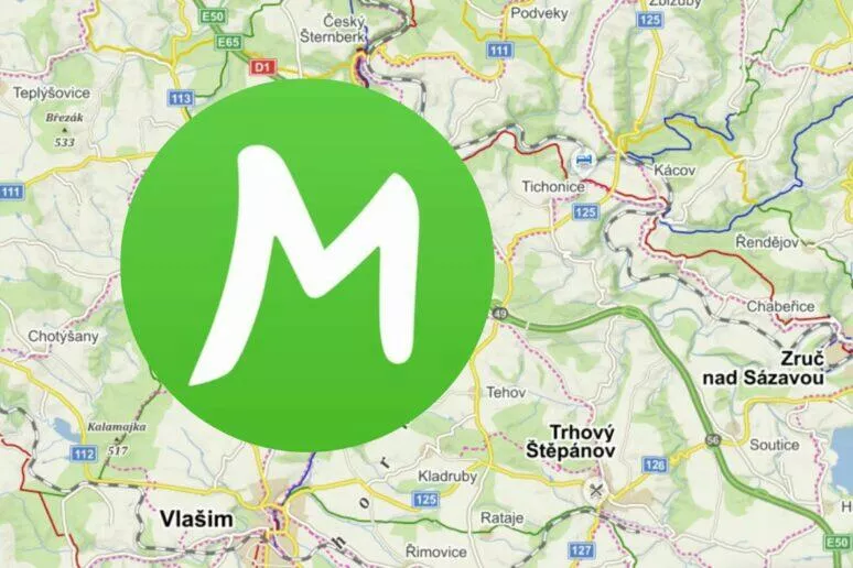 Mapy.cz turistické značení zoom 12 Mapy.cz turistické značení zoom 12