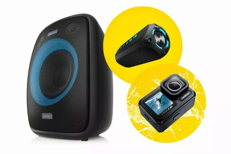 Niceboy reproduktory PARTY Boy 2 100W RAZE Radion 4 kamera VEGA X 8K Niceboy reproduktory PARTY Boy 2 100W RAZE Radion 4 kamera VEGA X 8K