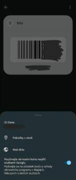 Peněženka Google věrnostní karty návod 7 pobočky web