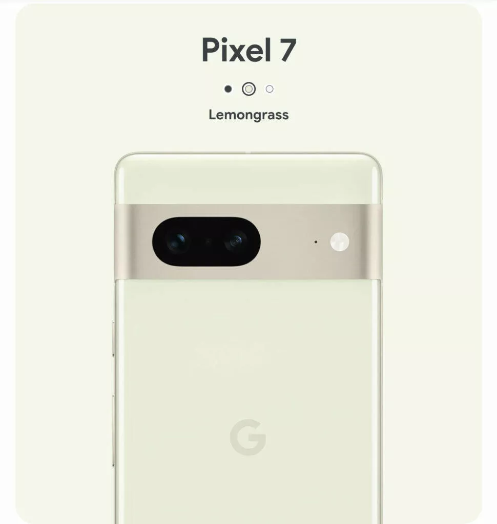 pixel 7 lemongrass