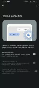 Překladač Google 6 překlad klepnutím