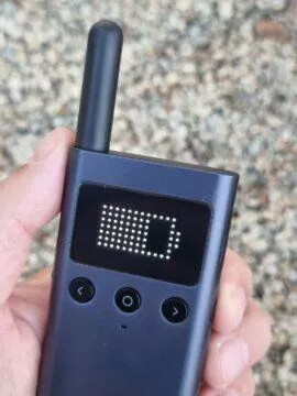 vysílačky Xiaomi Walkie Talkie 1S displej baterie