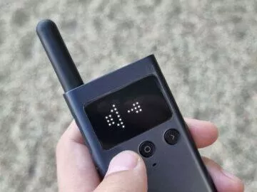 vysílačky Xiaomi Walkie Talkie 1S hlasitost