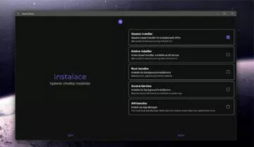 Windows 11 Android aplikace Aurora Store 2 druh instalace