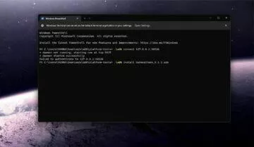 Windows 11 Android aplikace terminal ADB install