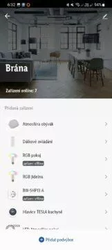 aplikace LIDL Home brána