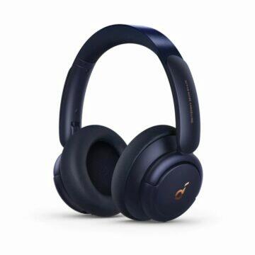 bezdrátová Bluetooth náhlavní sluchátka AliExpress ANC Anker Soundcore Life Q30 modrá