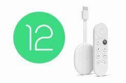 Chromecast Google TV 4K update Android 12