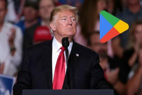 Donald Trump aplikace Truth Social Obchod Google Play Android