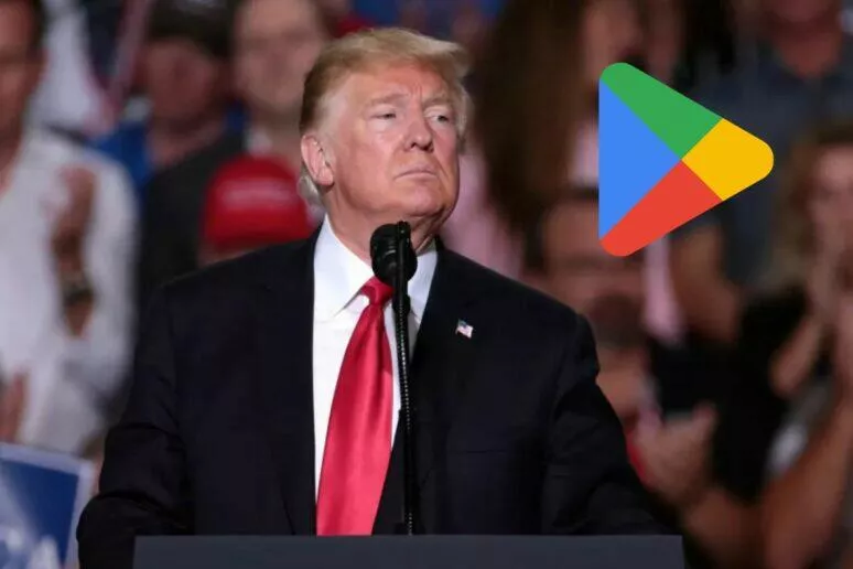 Donald Trump aplikace Truth Social Obchod Google Play Android Donald Trump aplikace Truth Social Obchod Google Play Android