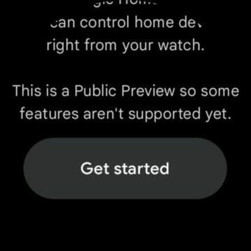 Google Home aplikace Wear OS hodinky ukázka 2