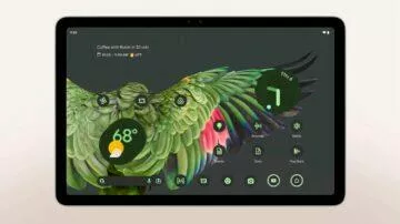 Google Pixel Tablet displej